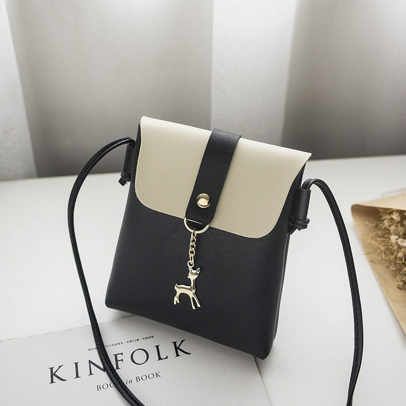 Coin Purse Summer Vertical Small Square Bag Fawn Shoulder Fancy Crossbody Bag Women's Small Bag Mini Mobile Phone Bag