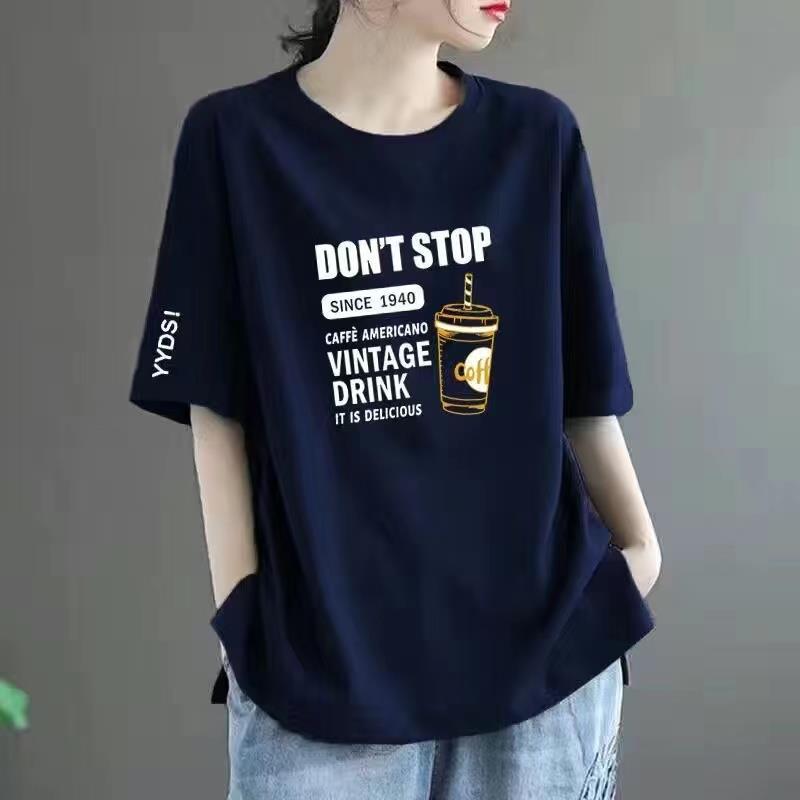 Plus-size women's short-sleeved shirts