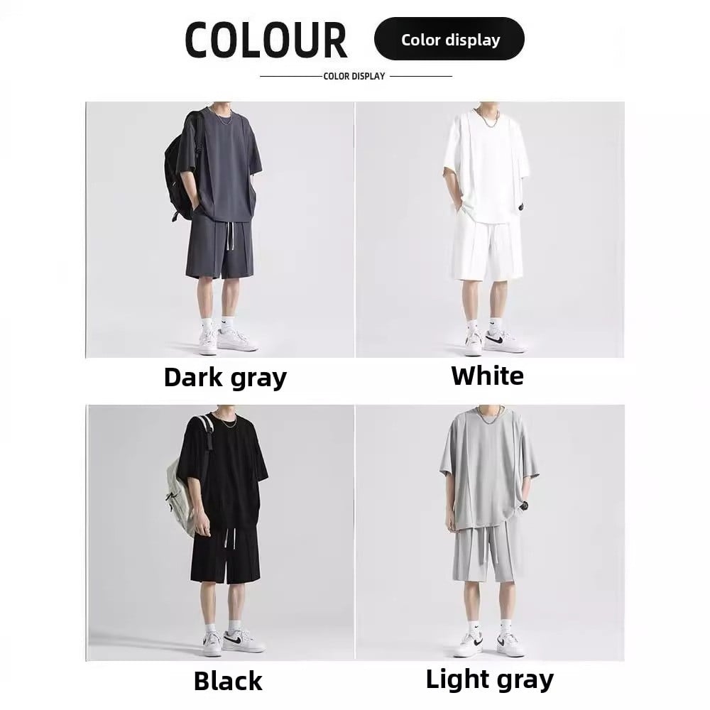 Ice silk short-sleeved T-shirt