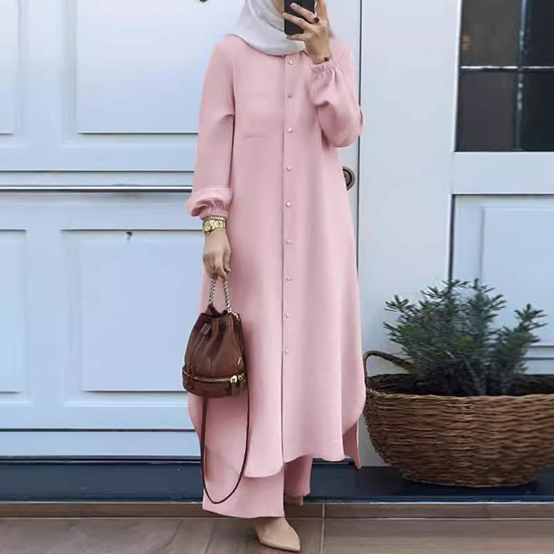 Two-piece Muslim women's clothing set