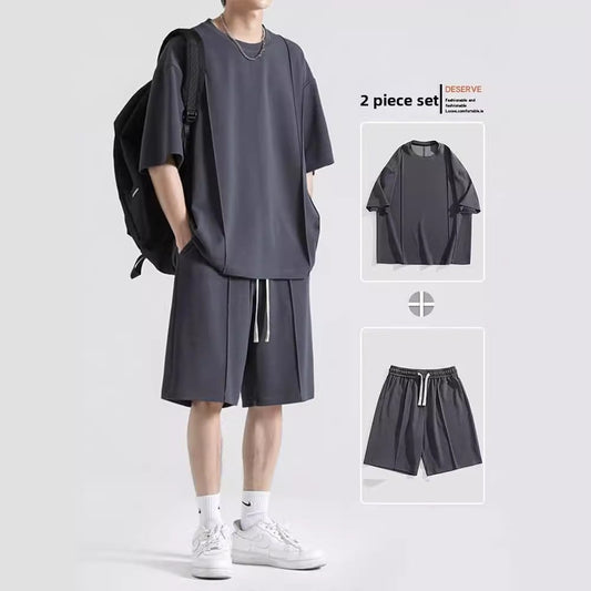 Ice silk short-sleeved T-shirt