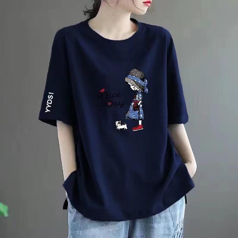 Plus-size women's short-sleeved shirts