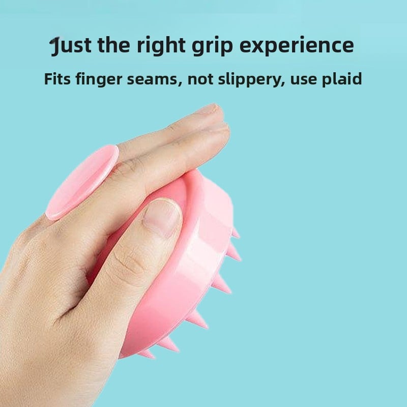 Massage scalp shampoo comb