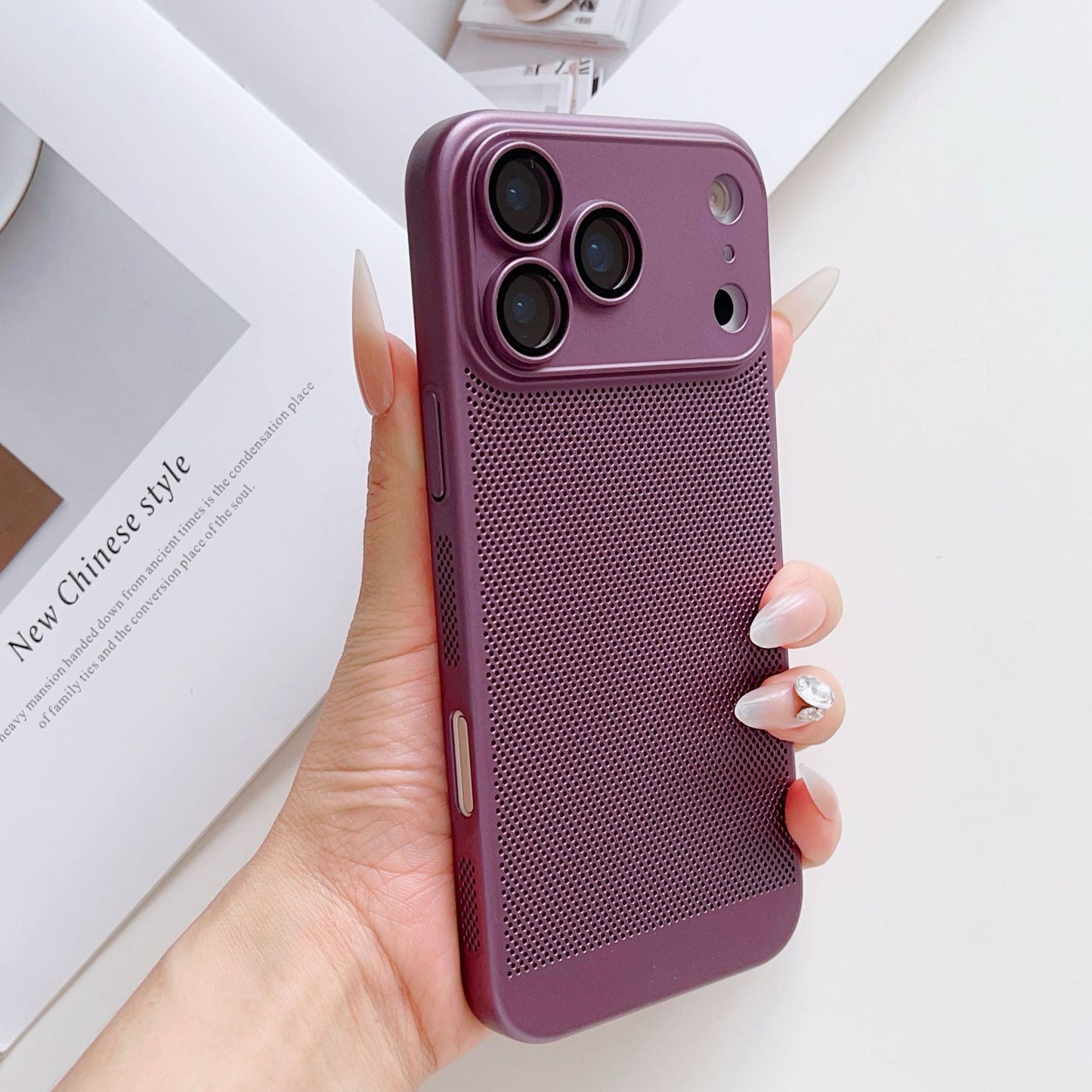 Honeycomb anti-drop phone case