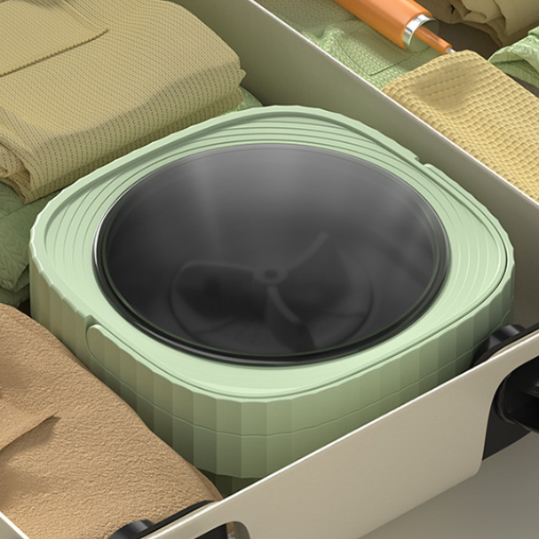 Folding washing machine portable automatic dormitory travel essential mini underwear socks washing machine