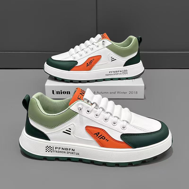 Leather men's casual durable slip-on shoes