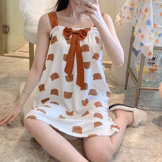 Cute and sexy strappy pajamas