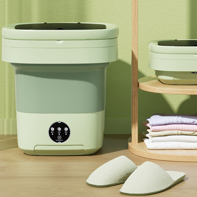 Folding washing machine portable automatic dormitory travel essential mini underwear socks washing machine