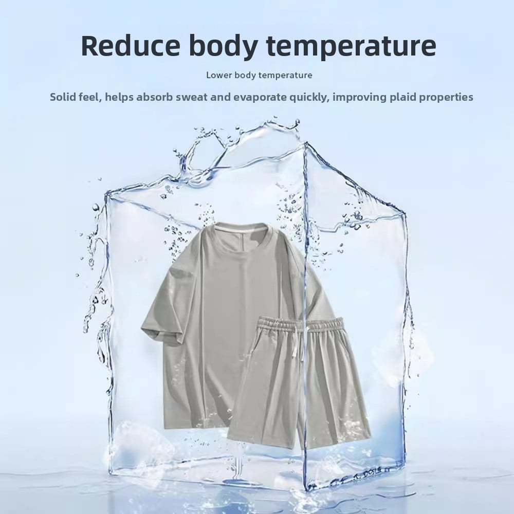 Ice silk short-sleeved T-shirt