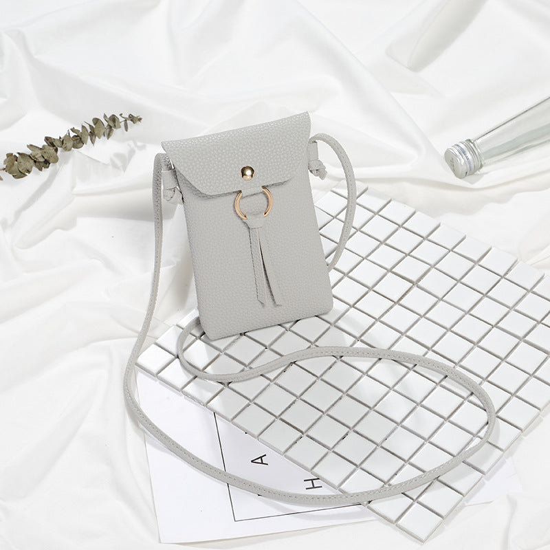 Coin Purse Summer Vertical Small Square Bag Fawn Shoulder Fancy Crossbody Bag Women's Small Bag Mini Mobile Phone Bag