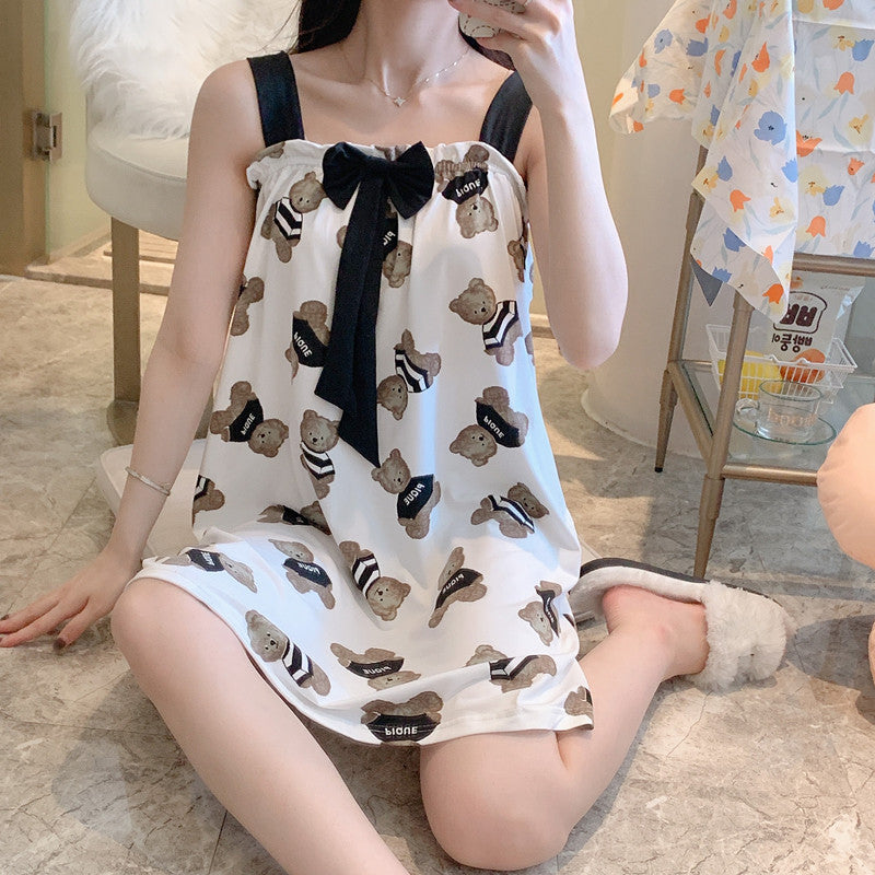 Cute and sexy strappy pajamas