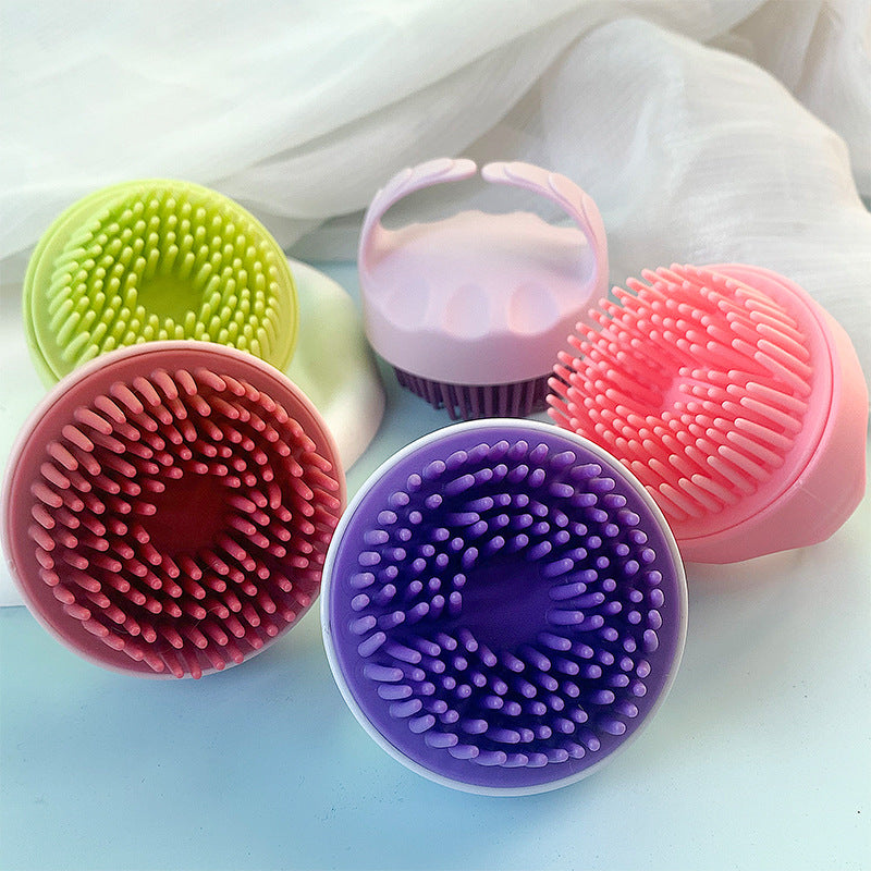 Massage scalp shampoo comb