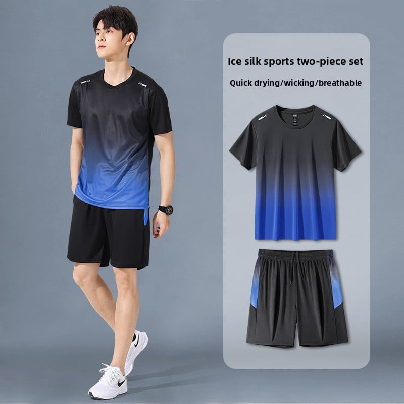 Summer men's quick-drying sports outfit set