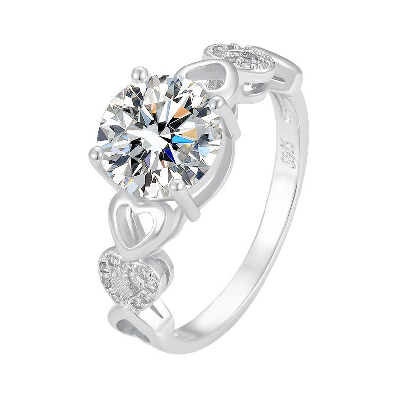 Imitation Moissanite Closed Ring