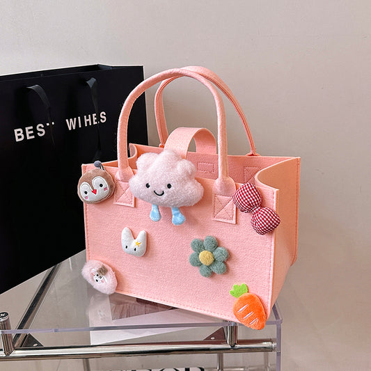 Cartoon Felt Bag