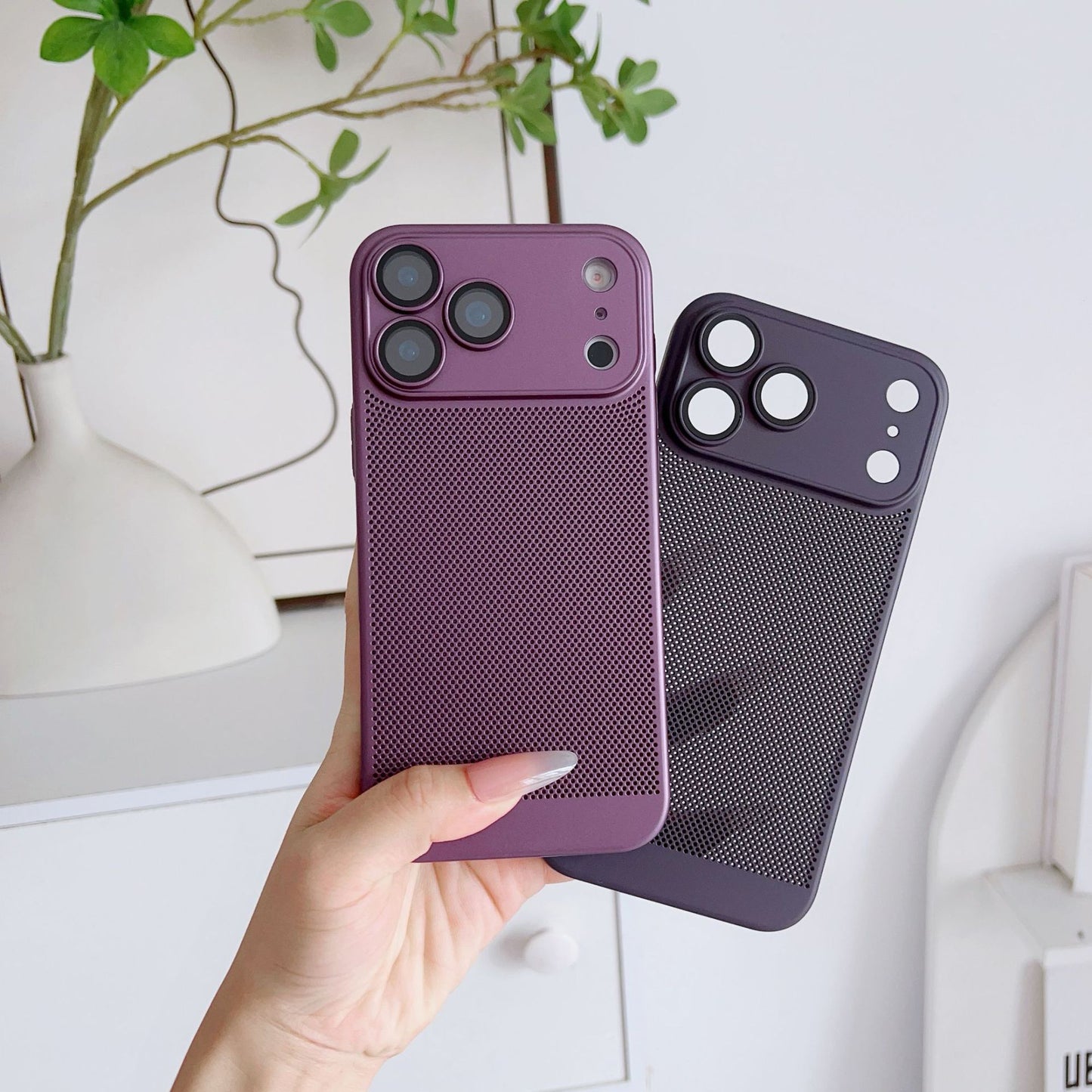 Honeycomb anti-drop phone case