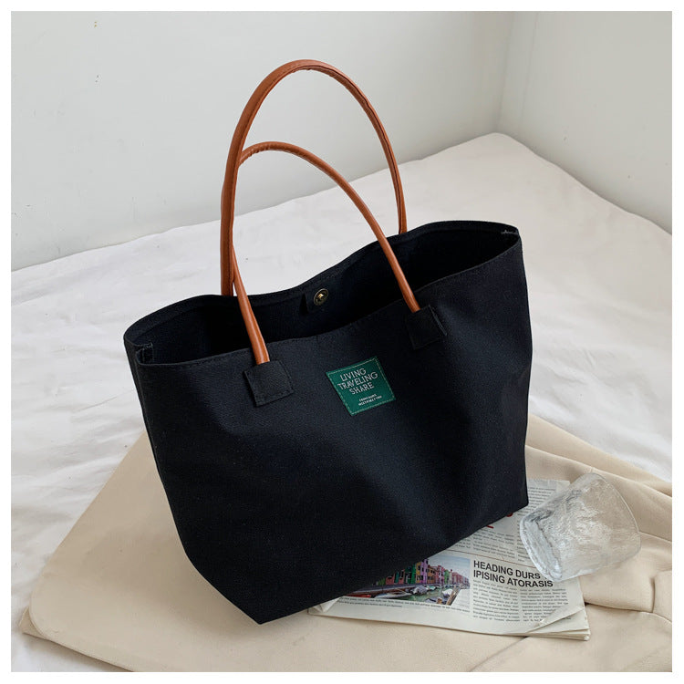 Simple Street Trend Large Capacity Tote Bag