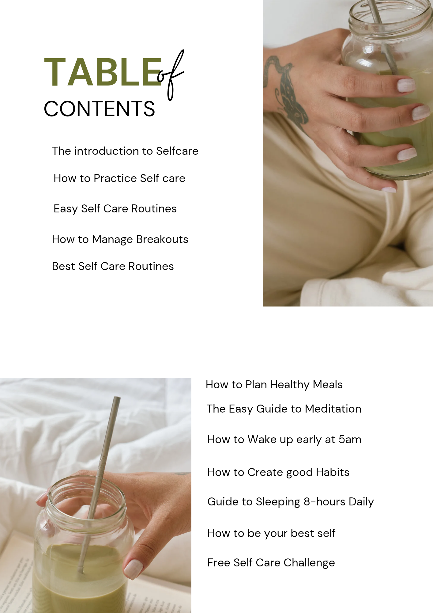 Self Care Hacks Guide- Designed for Students Athletes Working Professional & Entrepreneurs