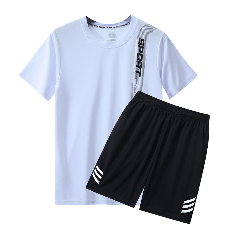 Men's and Women's Fitness Short-Sleeved Tops
