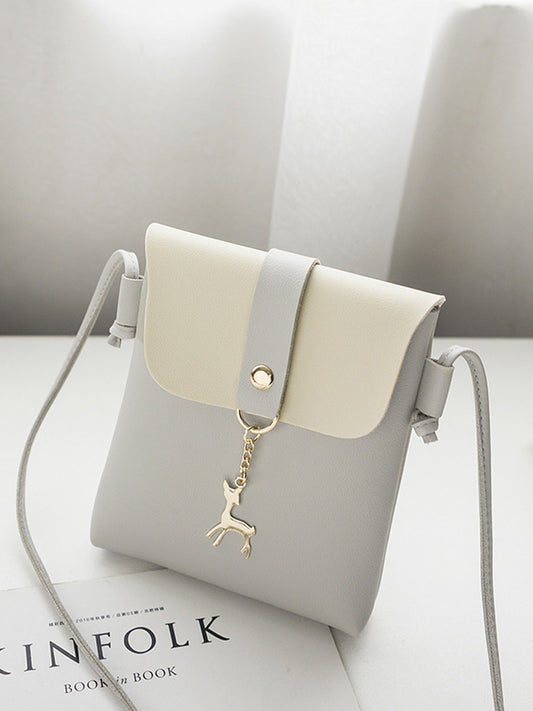 Coin Purse Summer Vertical Small Square Bag Fawn Shoulder Fancy Crossbody Bag Women's Small Bag Mini Mobile Phone Bag
