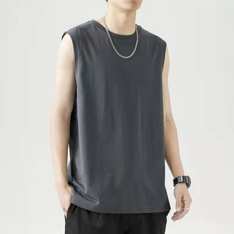 Pure Cotton Sleeveless Vest for Sports and Casual Wear