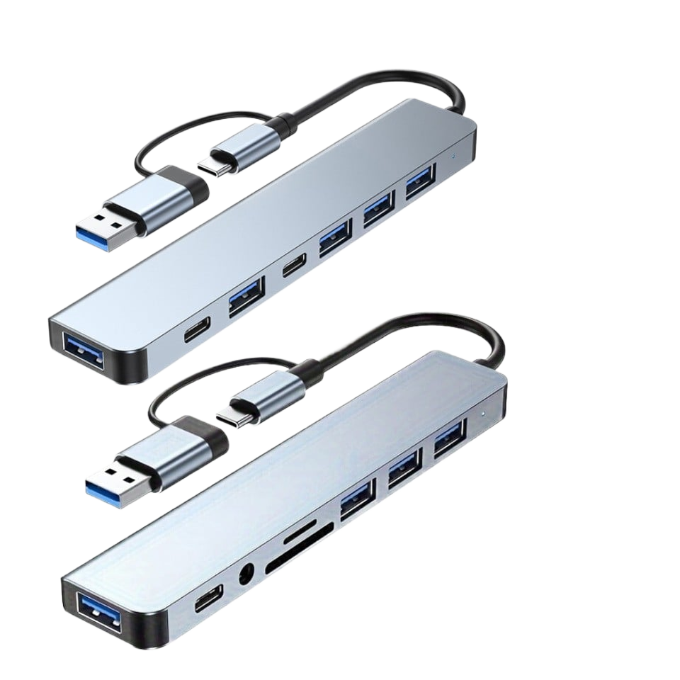 Two-to-seven splitter seven-in-one docking station usb3.0 high-speed transmission hub docking station multi-function hub