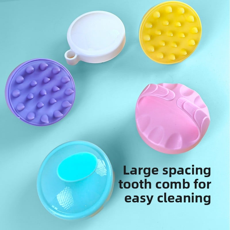 Massage scalp shampoo comb