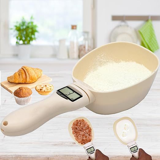 Handheld Digital Kitchen Scale with Spoon