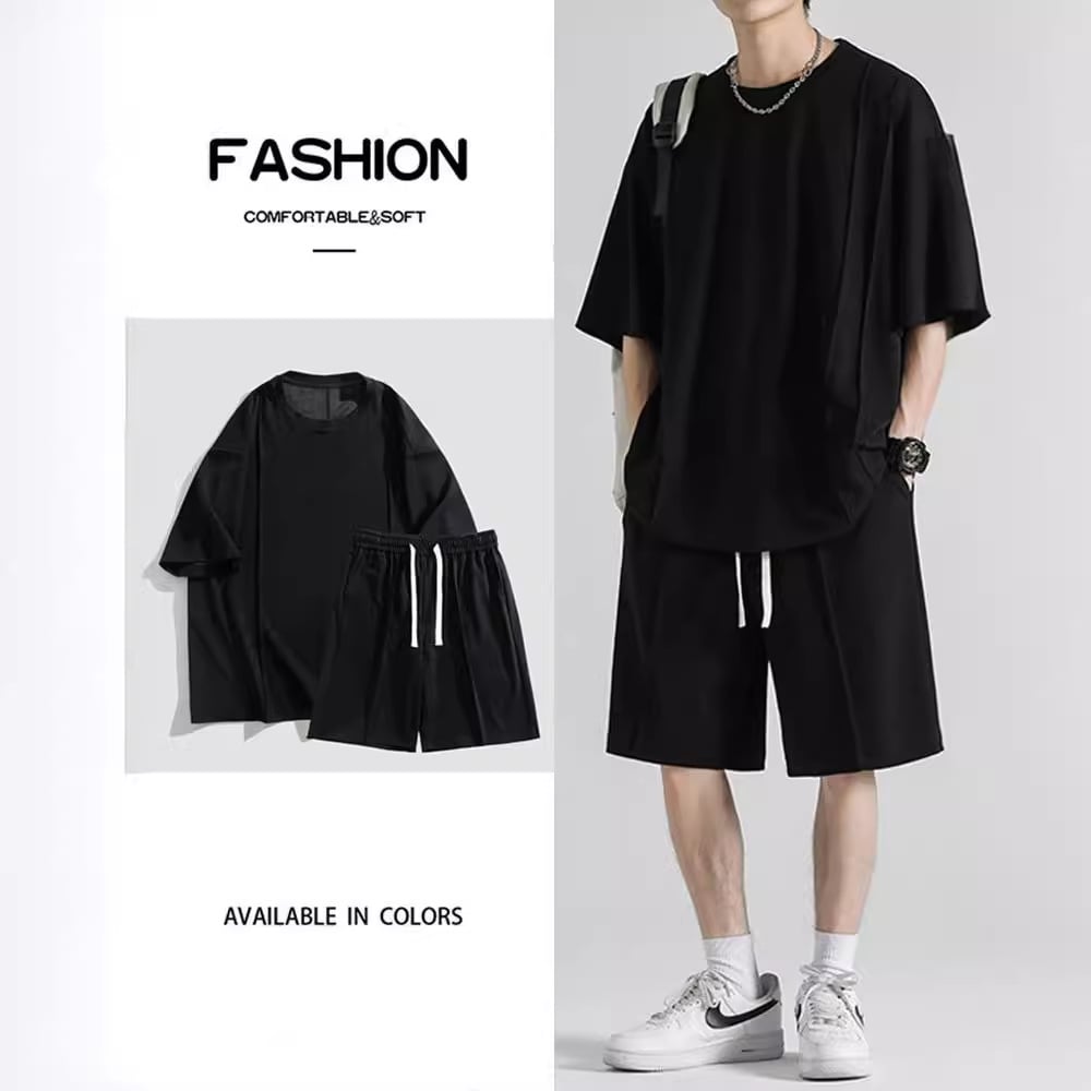 Ice silk short-sleeved T-shirt