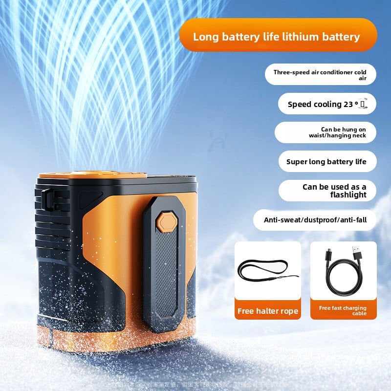 Clip-on bladeless fan