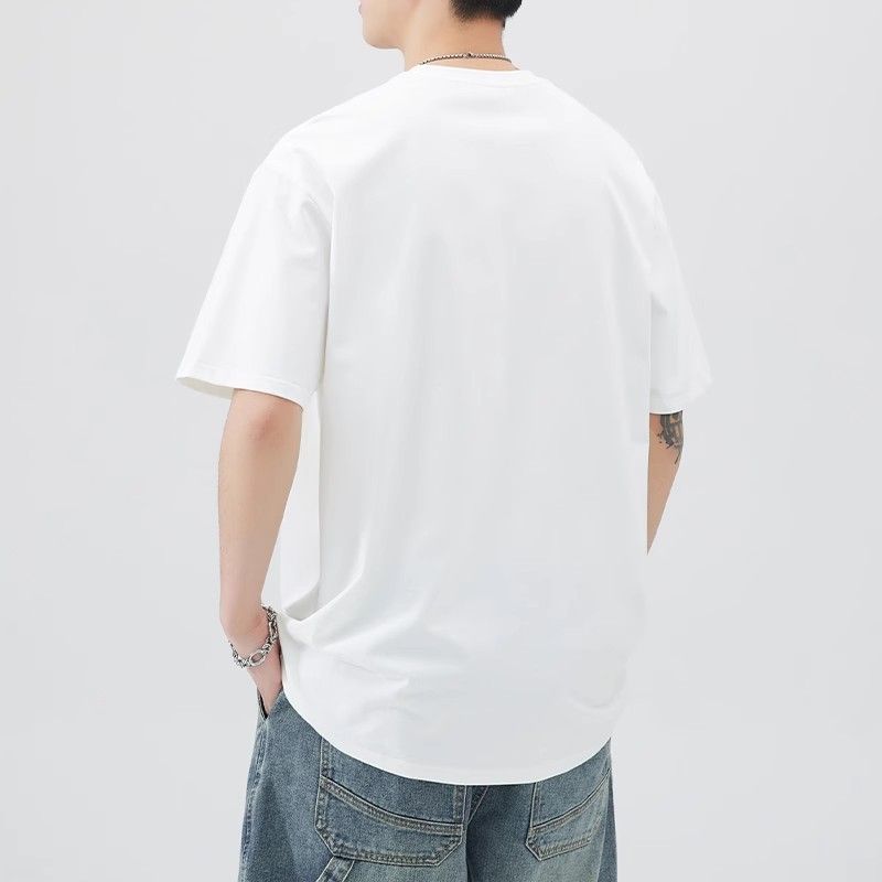 Pure cotton men's short-sleeved T-shirt