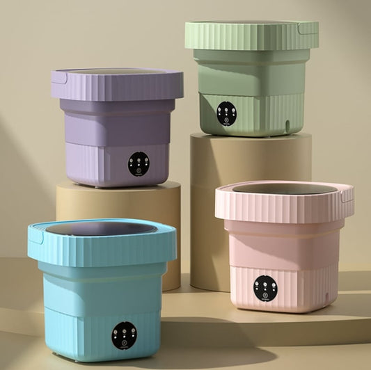 Folding washing machine portable automatic dormitory travel essential mini underwear socks washing machine