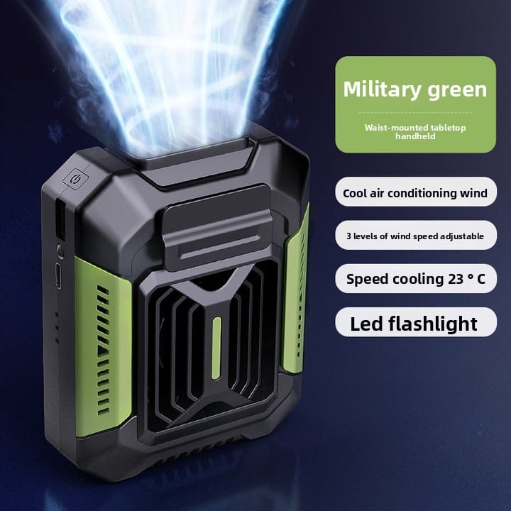 Clip-on bladeless fan