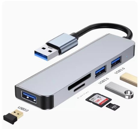 Two-to-seven splitter seven-in-one docking station usb3.0 high-speed transmission hub docking station multi-function hub