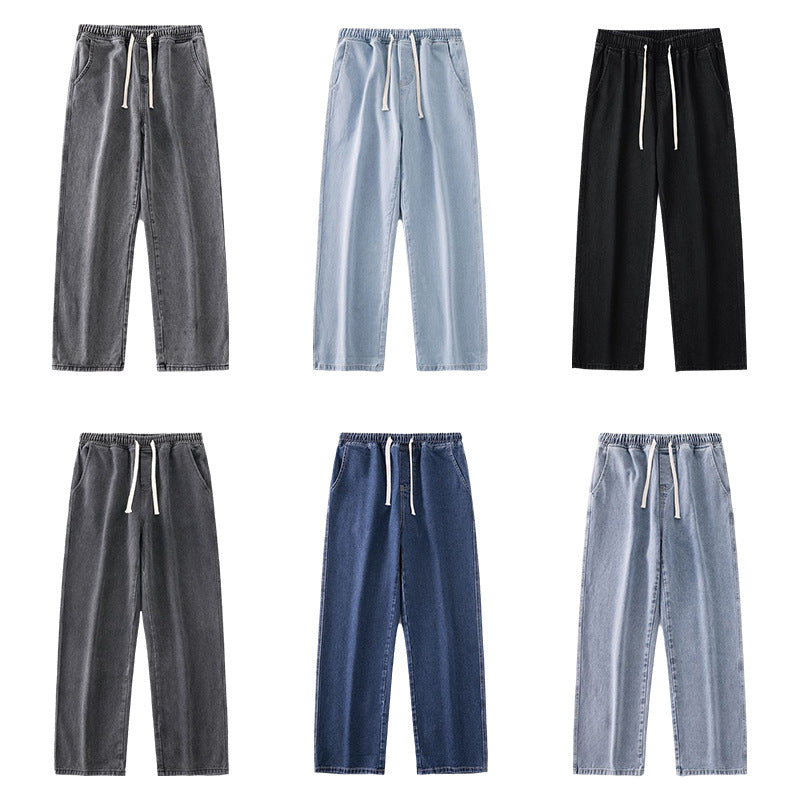 Summer Lightweight Vintage Straight Jeans