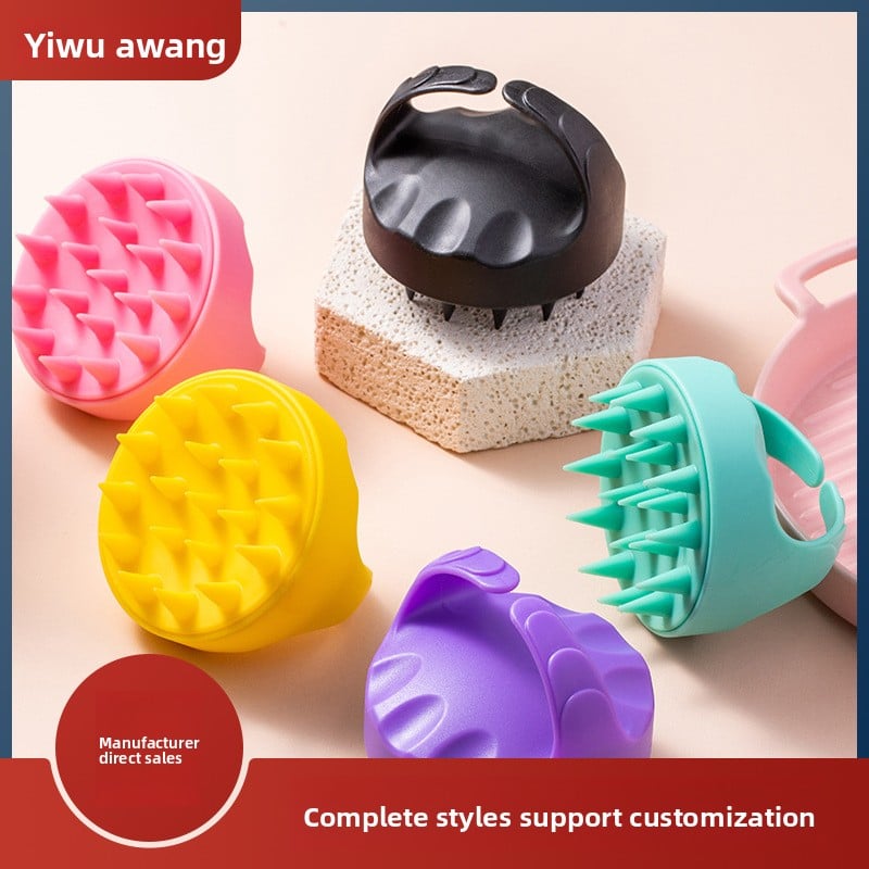 Massage scalp shampoo comb