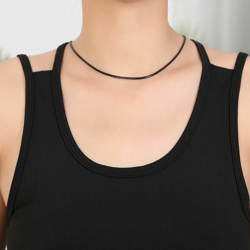 Women's top with straps