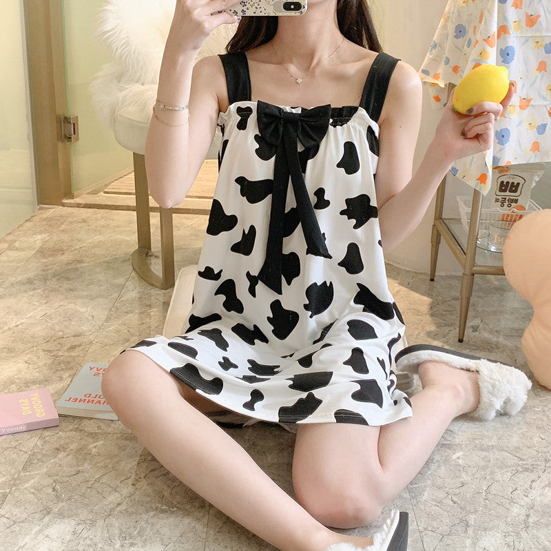 Cute and sexy strappy pajamas