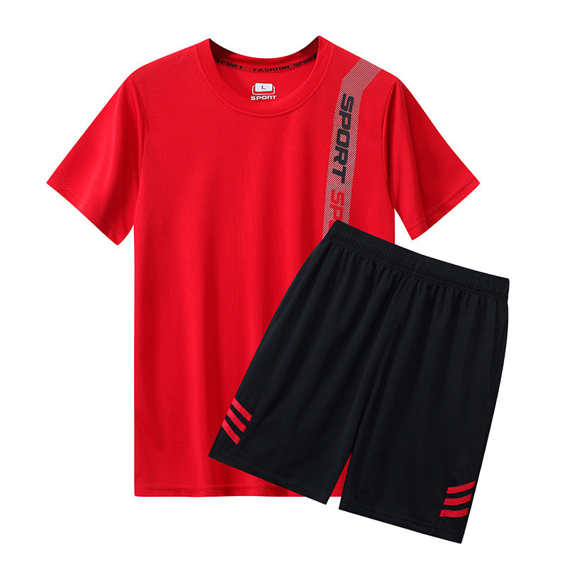 Men's and Women's Fitness Short-Sleeved Tops