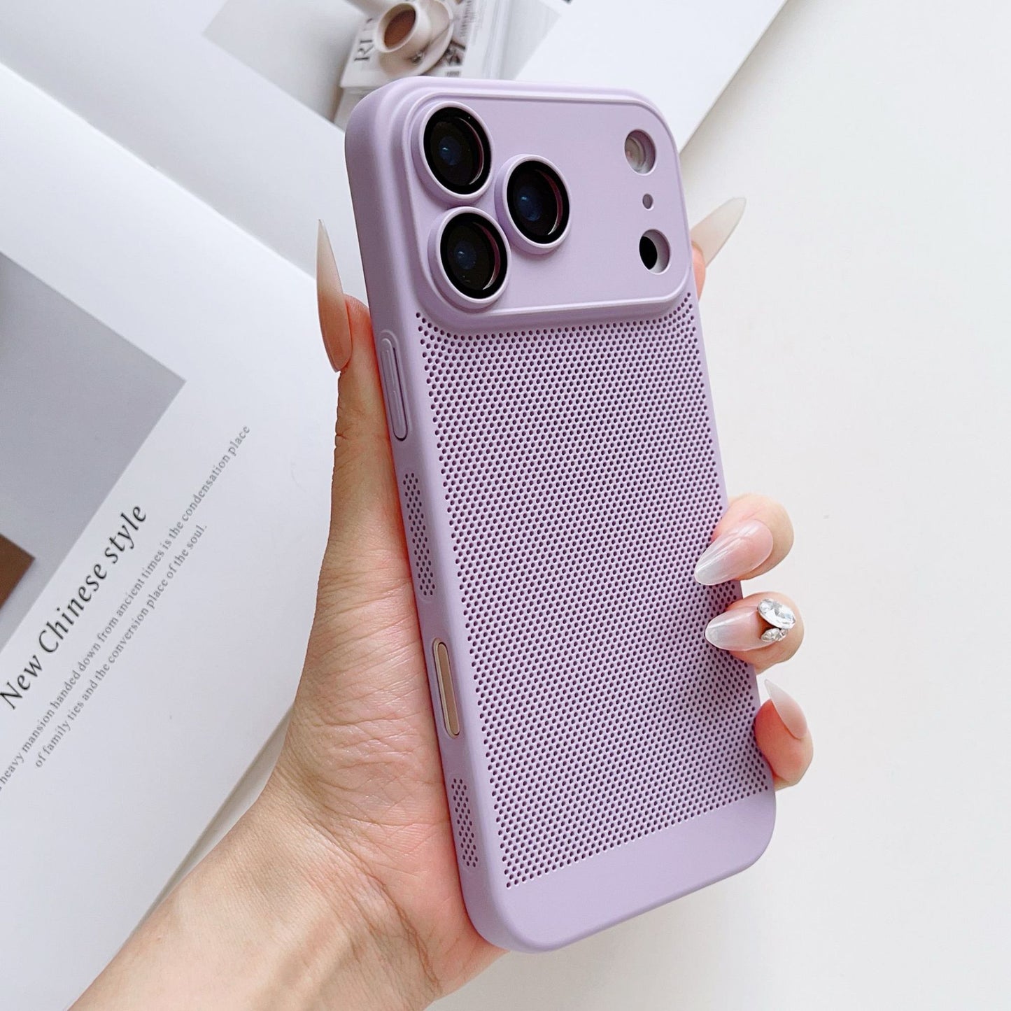 Honeycomb anti-drop phone case