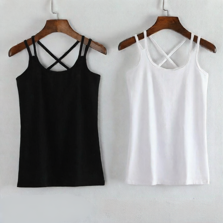 Women's top with straps