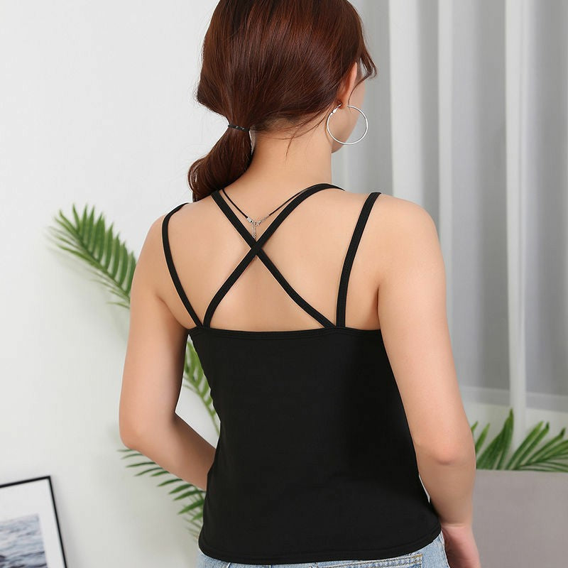 Women's top with straps